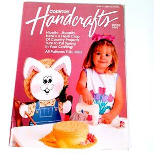 Country Handcrafts April May 1993 29 Various Craft Projects 68 Pages